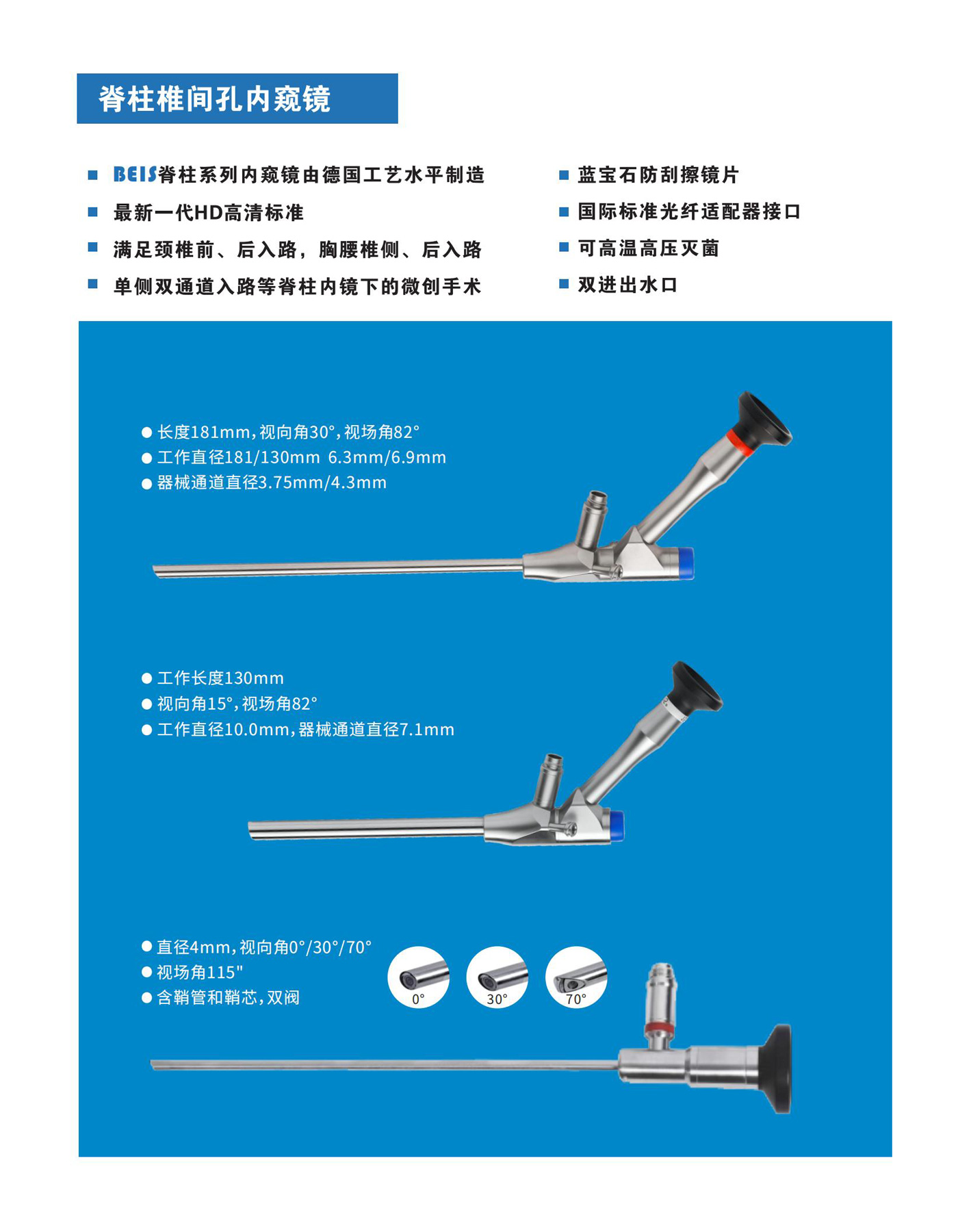 椎间孔镜器械介绍图片