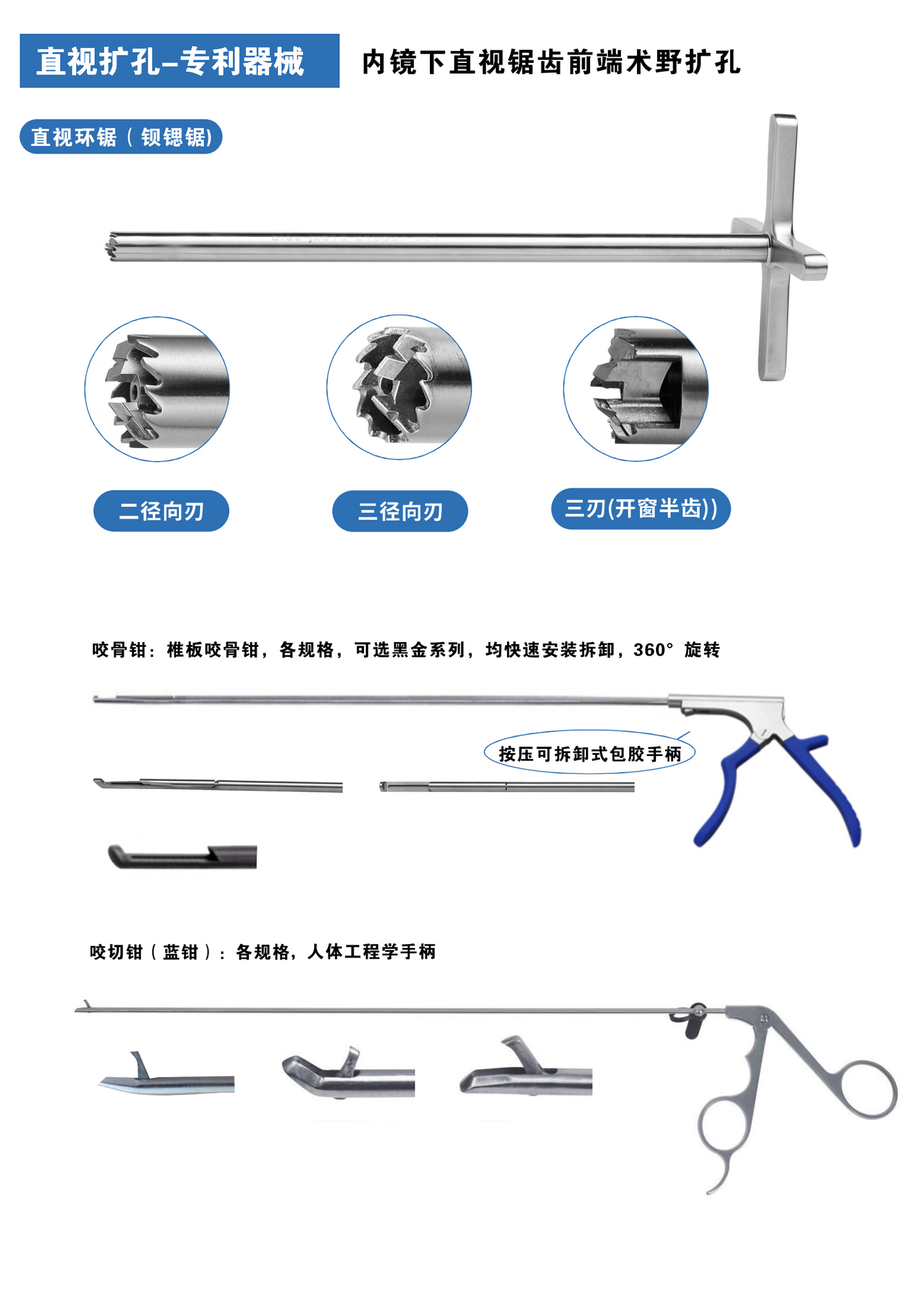 直视扩孔-专利器械